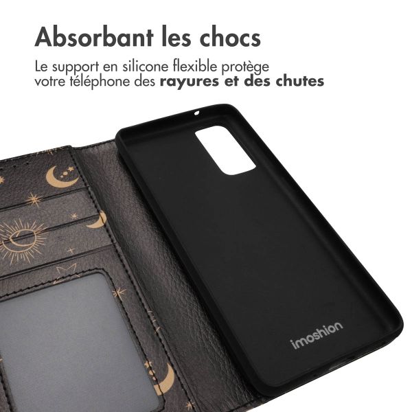 imoshion Étui de télephone portefeuille Design Samsung Galaxy S20 FE - Sky Black