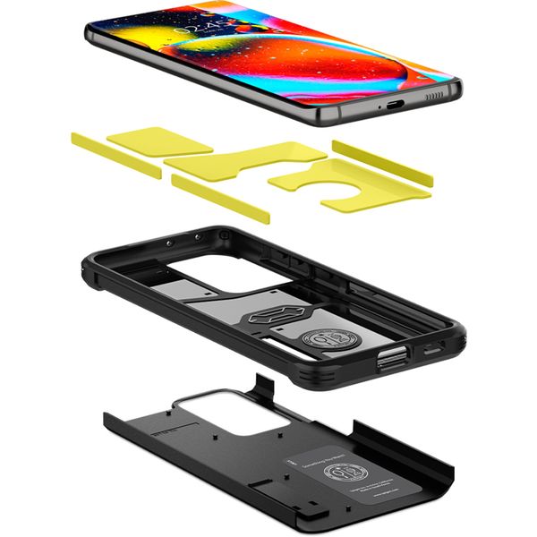 Spigen Coque Tough Armor Samsung Galaxy S21 Ultra - Noir