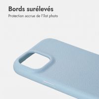 imoshion Coque arrière Texture Apple iPhone 14 / 13 - Bleu clair