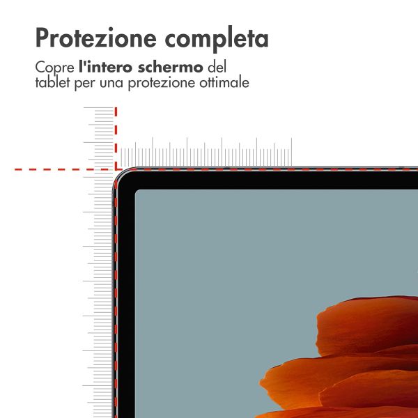 imoshion Protection d'écran en verre trempé Samsung Galaxy Tab S10 Plus / Tab S9 FE Plus / Tab S9 Plus / S8 Plus / S7 Plus / Tab S7 FE 5G