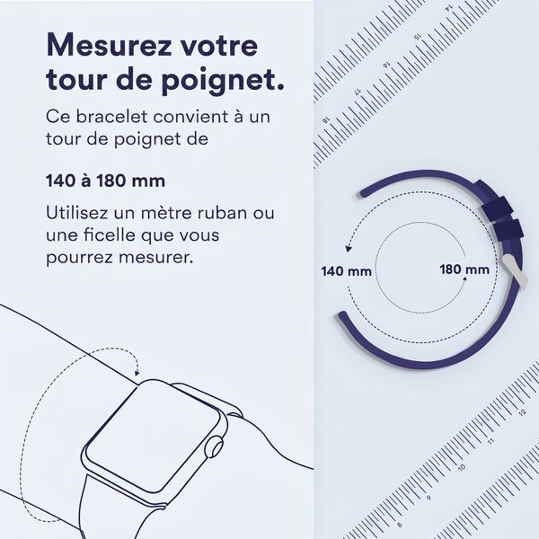 Burga Bracelet en cuir véritable Apple Watch | 38/40/41/42 mm - Mobwife / Gold