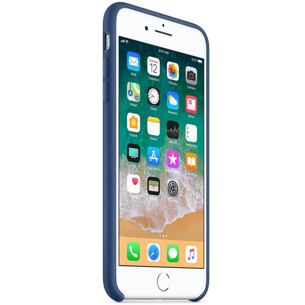 Apple Coque en silicone Apple iPhone 8 Plus / 7 Plus - Blue Cobalt