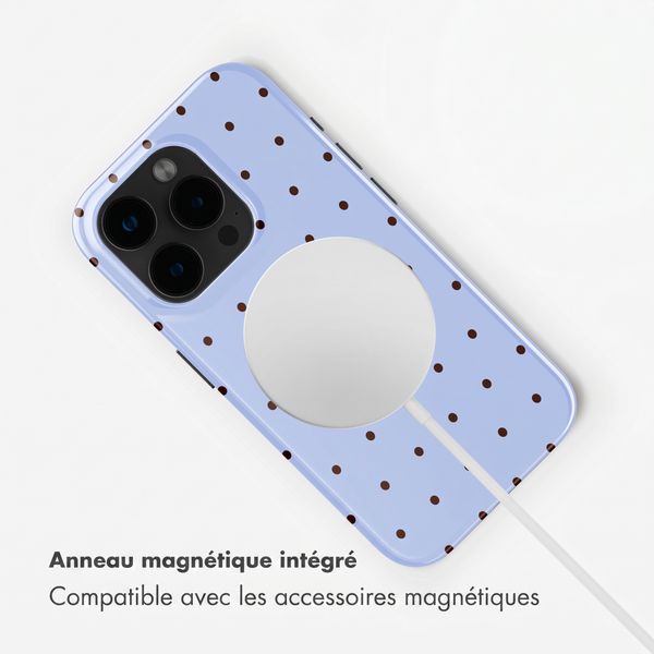 Selencia Coque arrière Vivid avec MagSafe Apple iPhone 15 Pro - Happy Dots Digital Sky