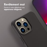 imoshion Coque arrière Color avec cordon amovible et MagSafe Apple iPhone 13 Pro - Black Coffee