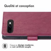 imoshion Étui de télephone portefeuille de luxe Google Pixel 9A - Bordeaux