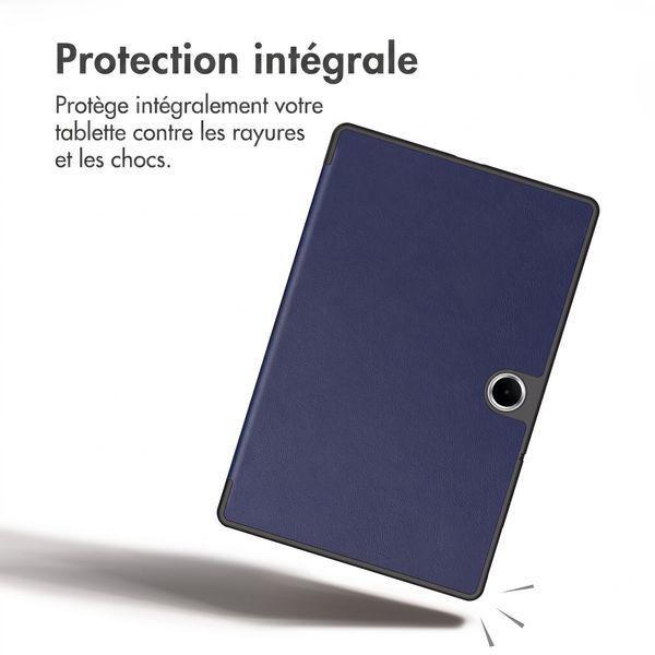 imoshion Coque tablette Trifold OnePlus Pad Lite - Bleu foncé