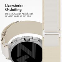 Accezz Bracelet en nylon Alpine Samsung Galaxy Watch Ultra 2 (2026) / Ultra (2024/2025) - Lumière stellaire