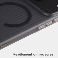 Accezz Coque arrière Lite avec MagSafe | Fluted | Apple iPhone 18 Pro Max / 17 Pro Max - Gris