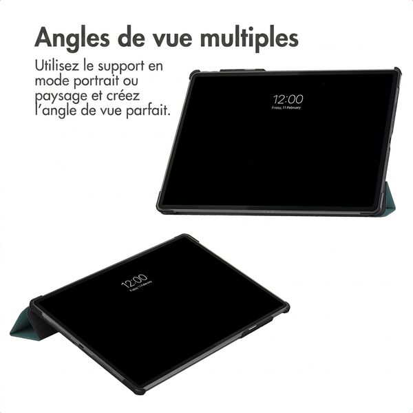 imoshion Coque tablette Trifold Lenovo Idea Tab Pro Gen 2 - Vert foncé