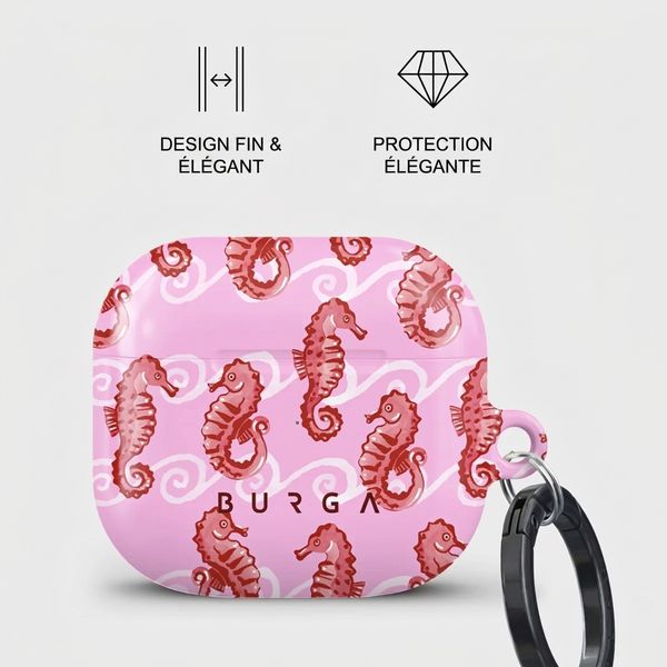 Burga Coque rigide  Apple AirPods 3 - Coral Reef