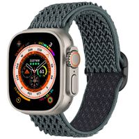 imoshion Bracelet en nylon élastique Apple Watch | 44/45/46/49 mm - Gris foncé