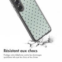 imoshion Coque Design Samsung Galaxy S27 / S26 - Polka Dot Mintgroen