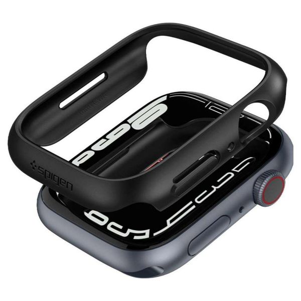 Spigen Coque Thin Fit™ Apple Watch 7 / 8 / 9 - 41 mm - Noir