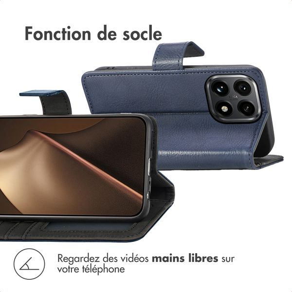 imoshion Étui de télephone portefeuille de luxe Xiaomi 15T - Bleu foncé