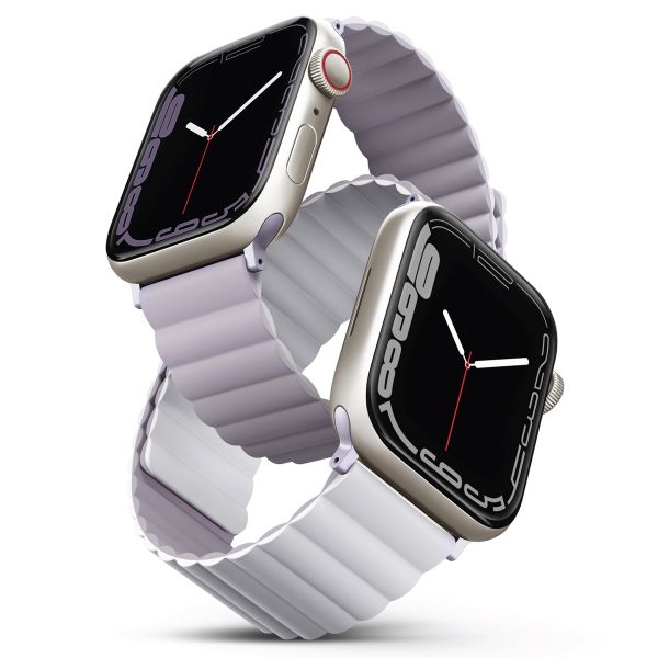 Uniq Bracelet Revix réversible Apple Watch | 38/40/41/42 mm - Lilac / White