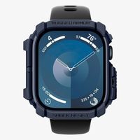 Spigen Coque Rugged Armor™ Apple Watch 10 / 11 - 42 mm - Navy Blue