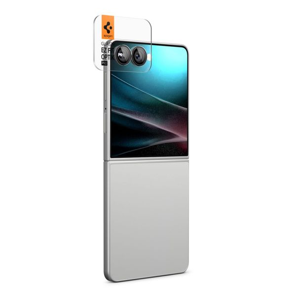 Spigen Optik Pro EZ Fit Lens Protector - Protection d'objectif de caméra (lot de 2) Samsung Galaxy Z Flip 7 - Black