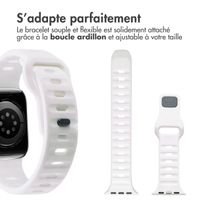 imoshion Bracelet Active Sport en silicone Apple Watch | 44/45/46/49 mm - Blanc
