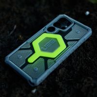 UAG Coque Pathfinder MagSafe avec dragonne Samsung Galaxy S25 Ultra - Clear Neon
