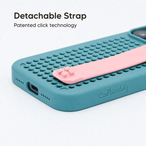 Callbuddy Coque avec strap Apple iPhone 17 Pro - Miami Vice