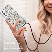 imoshion Coque Design avec cordon Samsung Galaxy S21 FE - Desert Dots
