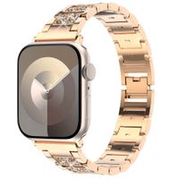 Selencia Bracelet à maillons scintillants Apple Watch | 38/40/41/42 mm - Rose Doré