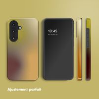 Selencia Coque arrière Vivid avec MagSafe Samsung Galaxy S26 - Gradient Olive Dust