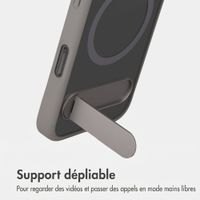 Accezz Coque arrière Hold avec MagSafe Apple iPhone 16 Pro - Grey