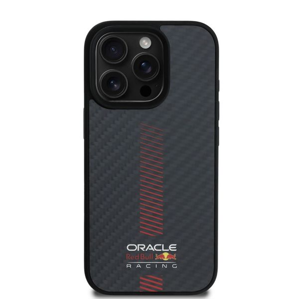 Red Bull Racing Coque Powerbar MagSafe Apple iPhone 16 Pro - Noir