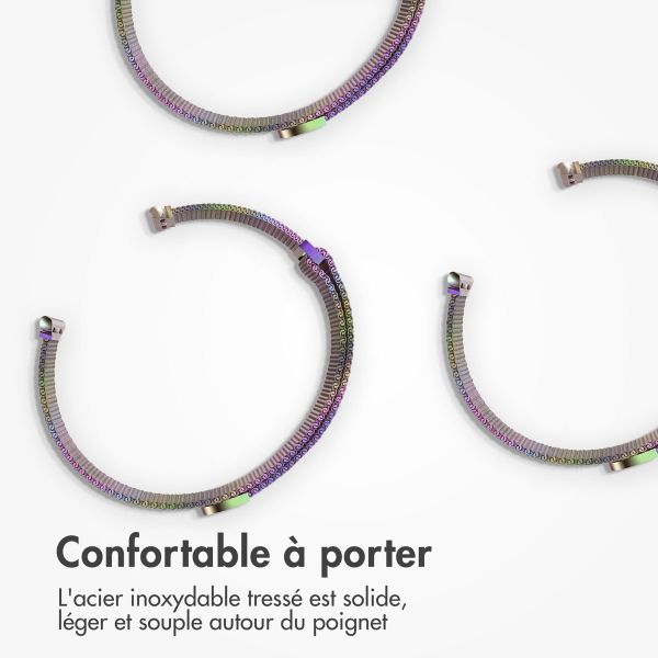 imoshion Bracelet magnétique milanais Apple Watch | 38/40/41/42 mm - Taille S - Colorful