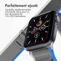imoshion Bracelet Trail en nylon Apple Watch | 44/45/46/49 mm - Blue / Grey