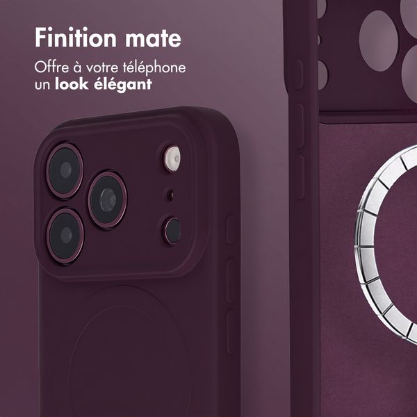 imoshion Coque Couleur avec MagSafe Apple iPhone 18 Pro Max / 17 Pro Max - Bordeaux