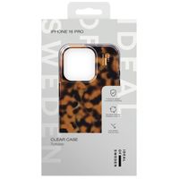 iDeal of Sweden Coque Clear Apple iPhone 16 Pro - Tortoise