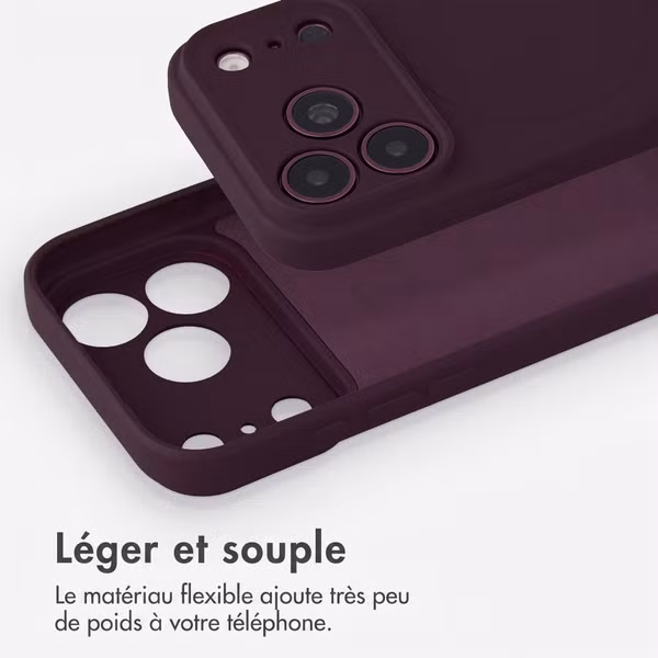imoshion Coque Couleur avec MagSafe Apple iPhone 18 Pro / 17 Pro - Bordeaux