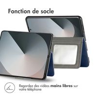imoshion Étui de télephone portefeuille de luxe Samsung Galaxy Fold 7 - Bleu foncé