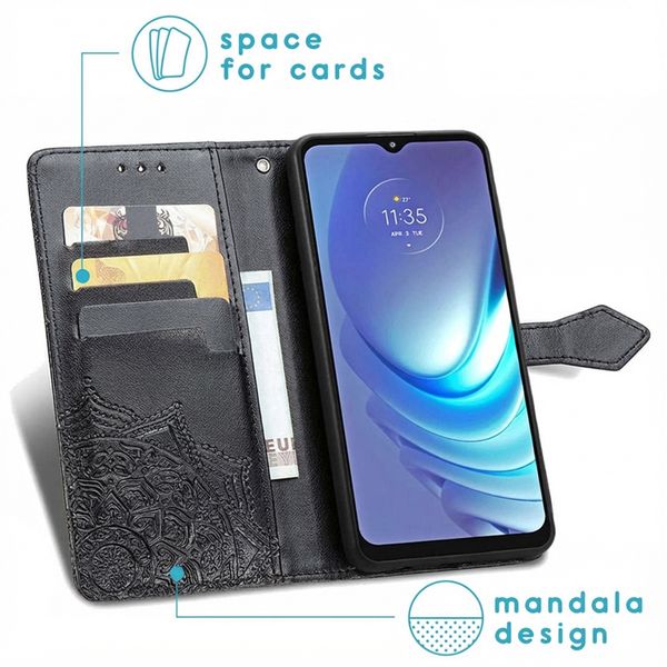 imoshion Etui de télephone Mandala Motorola Moto G50 - Noir