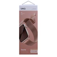 Uniq Bracelet Dante Mesh Milanese en acier Apple Watch | 38/40/41/42 mm - Rose