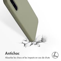 Accezz Coque Liquid Silicone Samsung Galaxy A36 / A56 - Cooper Green