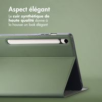 Accezz Coque tablette Classic Samsung Galaxy Tab S9 11.0 pouces / S10 Lite / S10 FE / S9 FE 10.9 pouces - Vert