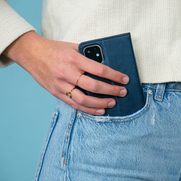 imoshion Étui de télephone portefeuille de luxe Apple iPhone X / Xs - Bleu foncé