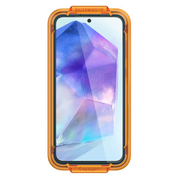 Spigen Protection d'écran en verre trempé GLAStR Fit 2 Paquets + Applicator Samsung Galaxy A35