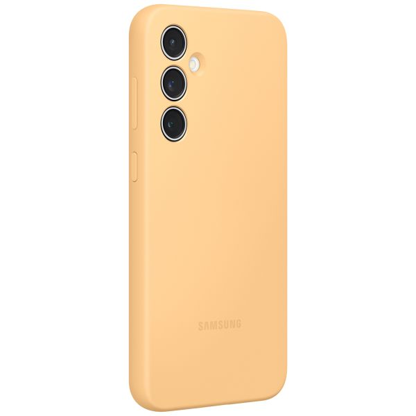 Samsung Original Coque en silicone Samsung Galaxy S23 FE - Apricot