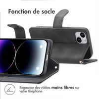 imoshion Etui de télephone portefeuille avec cordon Apple iPhone 14 / 13 - Noir