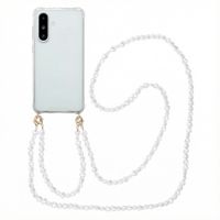 imoshion Coque avec dragonne + bracelet Samsung Galaxy A36 - Perles Cœurs