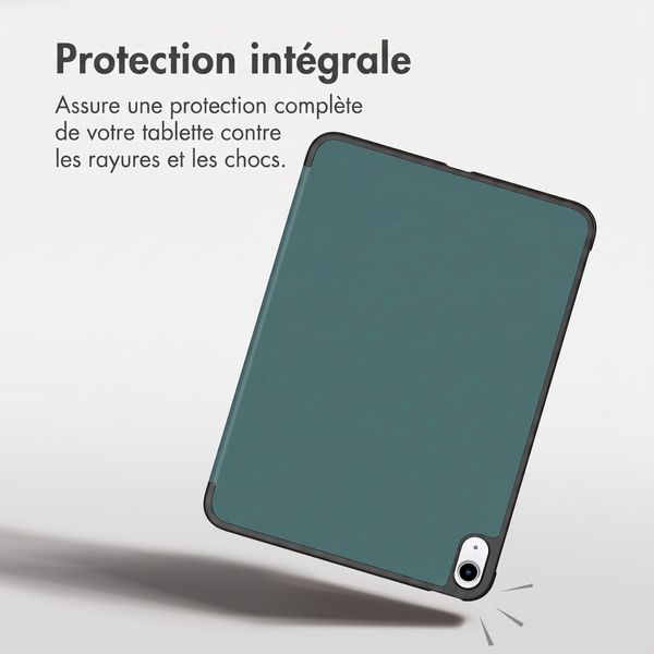 imoshion Coque tablette Trifold Samsung Galaxy Tab S12 Plus - Vert foncé