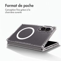 Accezz Coque arrière Xtreme Impact avec MagSafe Samsung Galaxy Z Fold 8 - Transparent