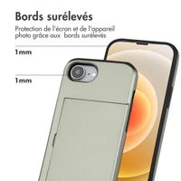 imoshion Coque arrière avec porte-cartes Apple iPhone 17e / 16e - Vert