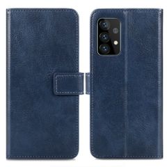 imoshion Étui de télephone portefeuille de luxe Samsung Galaxy A52(s) (5G/4G) - Bleu foncé