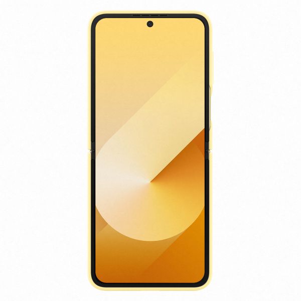 Samsung Original Coque en silicone Ring Samsung Galaxy Z Flip 6 / Flip 7 FE - Yellow