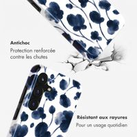 Selencia Coque arrière Vivid Samsung Galaxy S25 FE - Midnight Blossom